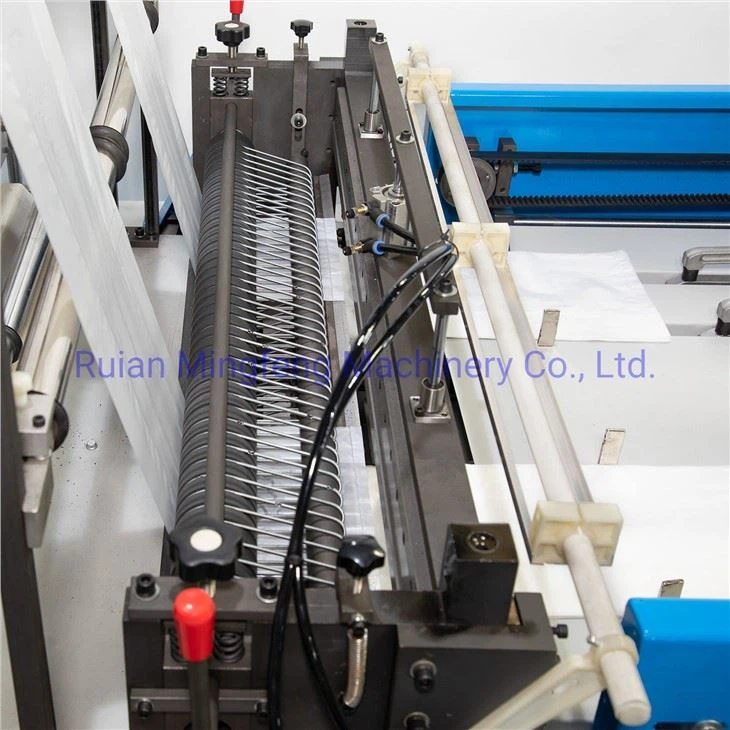 HDPE LDPE LLDPE Nylon Biodegradable Plastic Bag Flat Bag Shopping 4 Lines Plastic Bag Making Machine Price